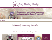 Tablet Screenshot of gregneeleydesign.com